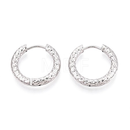 304 Stainless Steel Hoop Earrings STAS-T074-51P-1