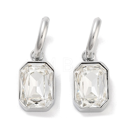 304 Stainless Steel Hoop Earring Hand Polished EJEW-C017-06P-03-1