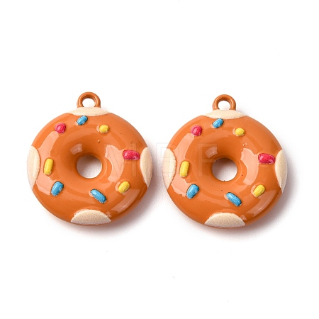 Baking Paint Alloy Pendants FIND-G097-05F-1
