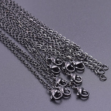 2MM Unisex 304 Stainless Steel Cable Chain Necklaces VJ7708-4-1
