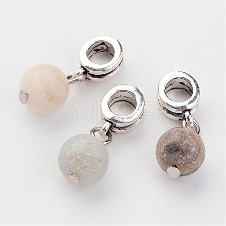 Large Hole Alloy European Dangle Charms PALLOY-JF00225-04-1