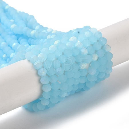 Imitation Jade Glass Beads Strands EGLA-A034-J4mm-MB06-1