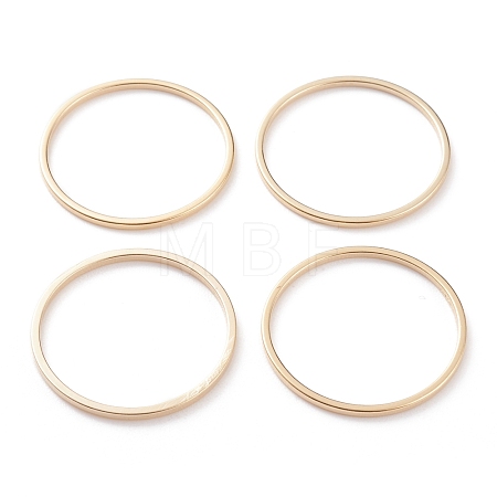 Brass Linking Rings KK-Y003-03H-G-1