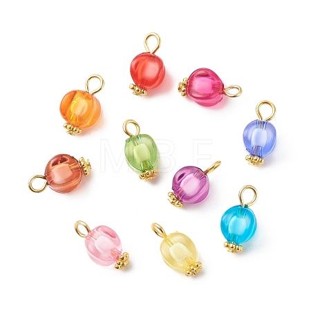 Transparent Acrylic Pendants PALLOY-JF01834-01-1