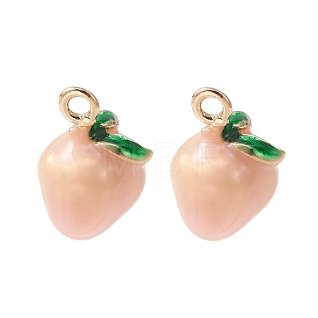 2Pcs Brass Enamel Charms KK-YW0001-92-1