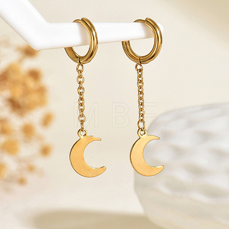 201 Stainless Steel Hoop Earrings WU7898-1-1