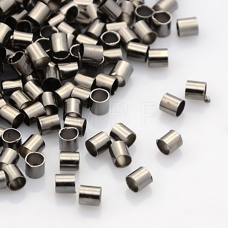 Brass Crimp Beads X-KK-L017-B-1
