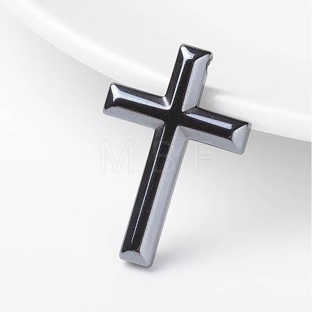 Non-Magnetic Synthetic Hematite Pendants G-D802-02-1