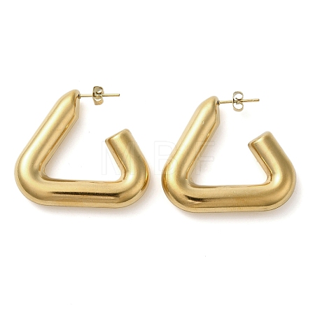 304 Stainless Steel Stud Earrings for Women EJEW-U019-01G-03-1