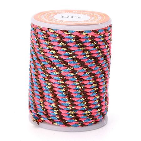 4-Ply Polycotton Cord with Metallic Thread OCOR-Z003-D31-1