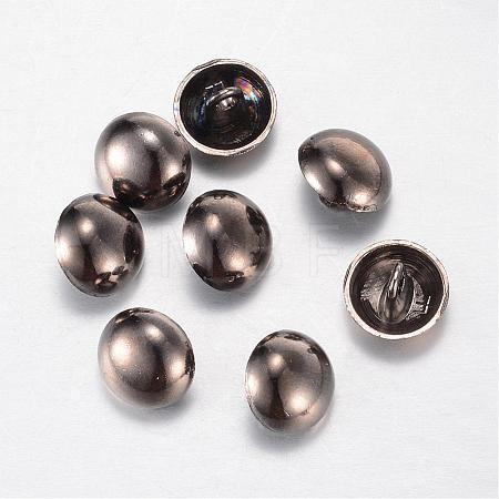Alloy Shank Buttons BUTT-D054-12.5mm-06B-1