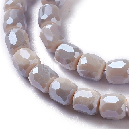 Electroplate Opaque Glass Beads X-GLAA-F108-10A-06-1