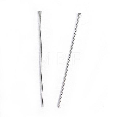 Tarnish Resistant 304 Stainless Steel Flat Head Pins STAS-D448-012P-1