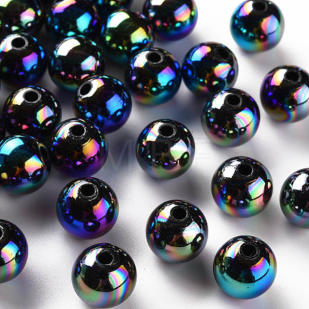 Opaque Acrylic Beads X-MACR-S370-D12mm-S002-1