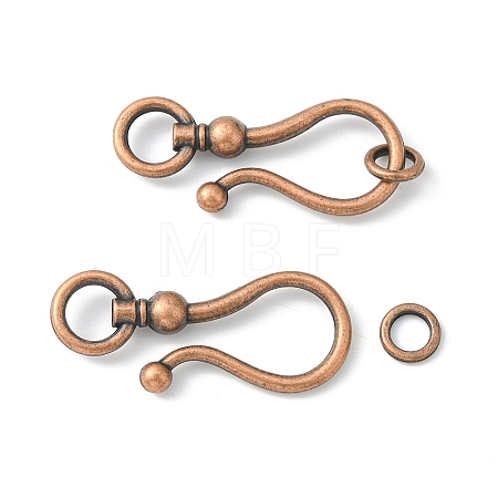 Tibetan Style S Hook Clasps RLF5091Y-1
