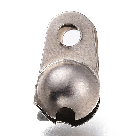 Tarnish Resistant 304 Stainless Steel Bead Tips X-STAS-A050-A-P-1
