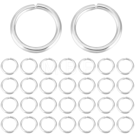 300Pcs 304 Stainless Steel Open Jump Rings STAS-BBC0004-98A-1