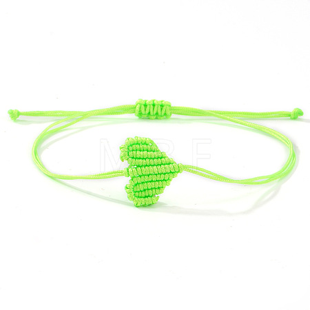 Adjustable Braided Polyester Cord Bracelets for Friendship and Couple VG5785-6-1