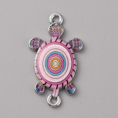 Alloy Enamel Connector Charms ENAM-WH0061-47B-1