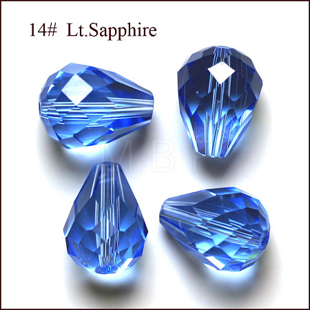 Imitation Austrian Crystal Beads SWAR-F062-12x10mm-14-1