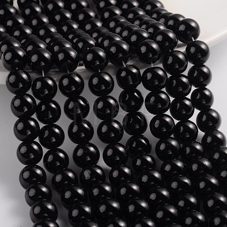 Painted Glass Bead Strands DGLA-S071-10mm-90-1
