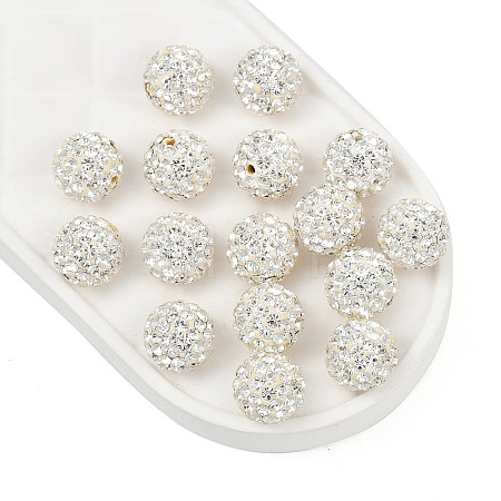 Czech Glass Rhinestones Beads RB-E482-8mm-001-1