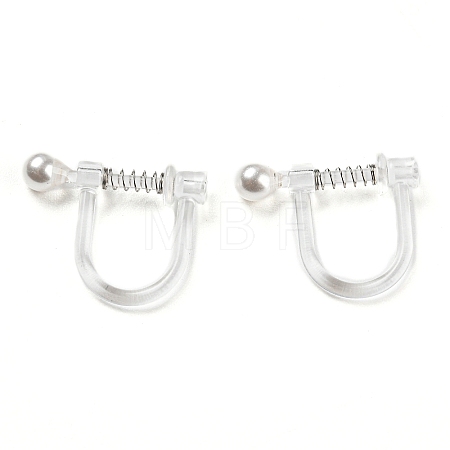Resin Clip-on Earring Findings FIND-H046-08-1