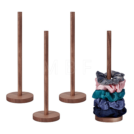 Wood Scrunchie Holders LS-ODIS-WH0001-88B-1