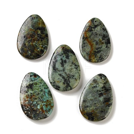 Natural African Turquoise(Jasper) Big Pendants G-B192-01A-1