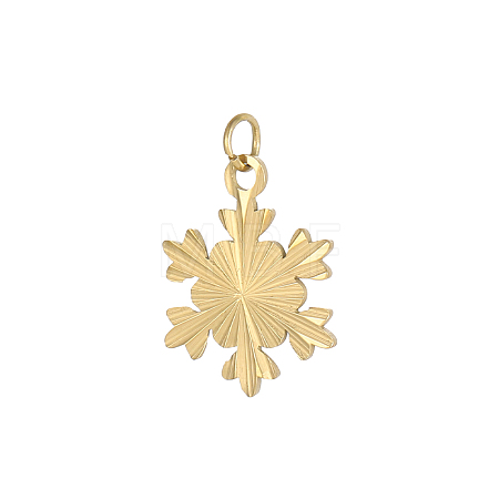Christmas 304 Stainless Steel Pendants STAS-OY005-56G-1