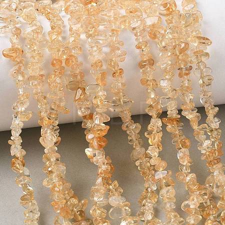 Natural Citrine Beads Strands GG-CBAAEDE-A01-B-1