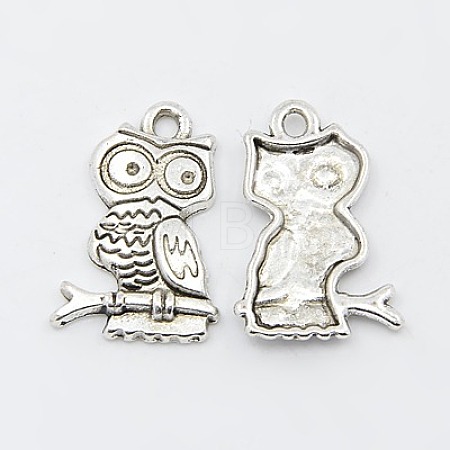 Tibetan Style Alloy Pendants PALLOY-K1027-AS-RS-1