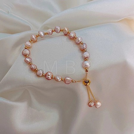 Acrylic Pearl Beads Slider Bracelets WG9EBEA-09-1