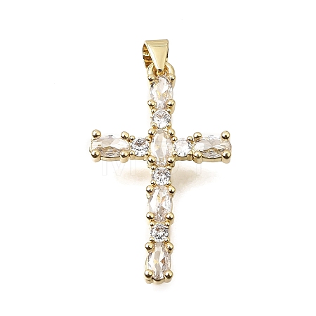 Brass Pave Cubic Zirconia Pendants CU-CBAE7DF-11G-A02-1
