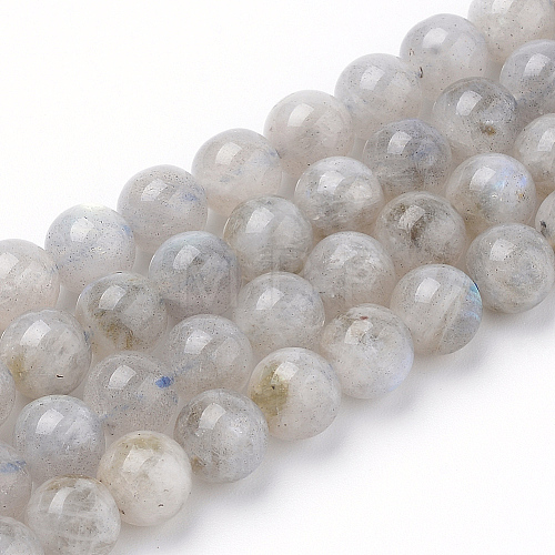 Natural Labradorite Beads Strands X-G-Q961-05-6mm-1