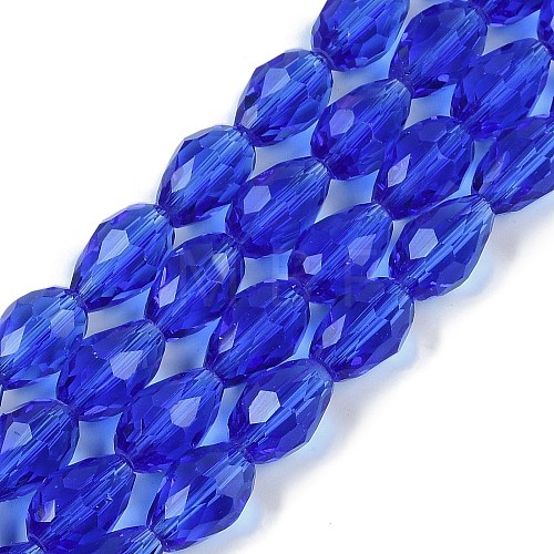 Transparent Glass Beads Strands EGLA-N013-T10mm-D11-1