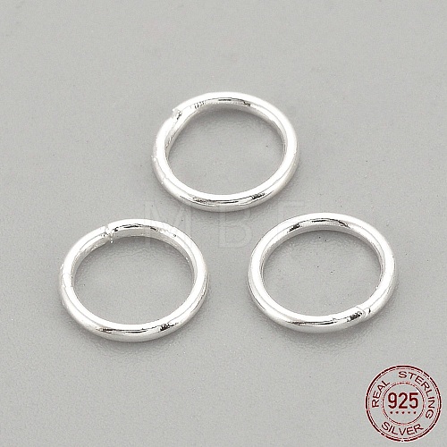 925 Sterling Silver Round Rings X-STER-S002-58-1