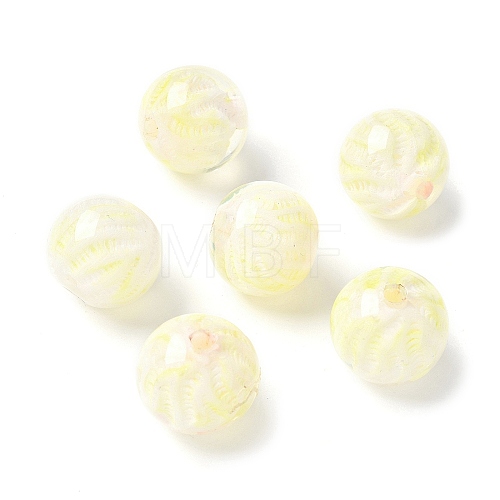 Two Tone Transparent Acrylic Beads OACR-D304-02D-1