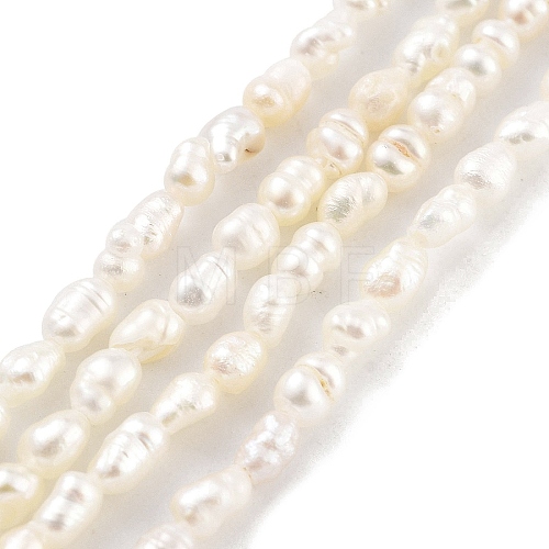 Natural Keshi Pearl Cultured Freshwater Pearl Beads Strands PEAR-P062-21-1