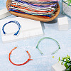 10Pcs Waxed Polyester Cord Bracelets Making AJEW-TAC00108-4