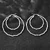 201 Stainless Steel Earrings EJEW-Q026-06P-A-1