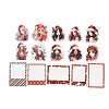 15Pcs PET Self-Adhesive Stickers STIC-M004-06A-3