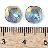 Glass Rhinestone Cabochons RGLA-L029-06B-BBLA-3