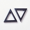 Valentines Day Gift Ideas for Boyfriend Non-Magnetic Synthetic Hematite Triangle Pendants X-IMP001-2