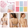 40Pcs 20 Colors Polyester 3 Rows x 2 Hooks Underwear Bra Extenders FIND-BC0004-27-6