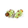 Handmade Lampwork Bumpy Beads LAMP-T022-02A-05-2