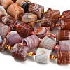 Dyed & Heated Natural Fire Crackle Agate Beads Strands GG-CBAB9C6-J01-01-3