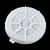 Flat Round with Tree of Life & Runes DIY Wall Decoration Silicone Molds SIL-F007-04-4