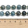 Dyed Imitation Jade Glass Beads Strands GL-Z001-02A-12-4