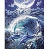 Dolphin DIY Diamond Painting Kit PW-WG373BB-01-1